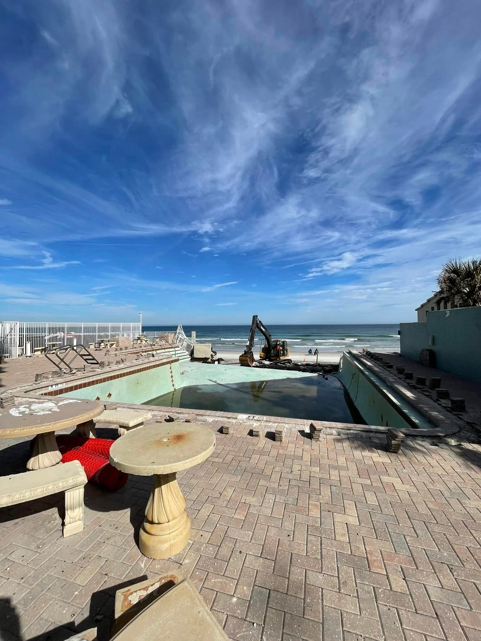 Pool Demolition & Excavation — Mintel Land Management, Central Florida